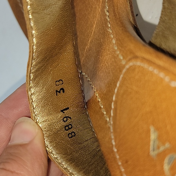 Prada Leather T-Strap Brown Women's Sandals - Picture 13 of 16